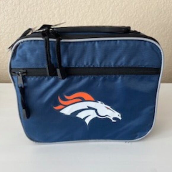 COPY - NWT Licensed NFL Denver Broncos "Cooltime" Lunch Kit, 10" x 8" x 3" - Picture 1 of 12